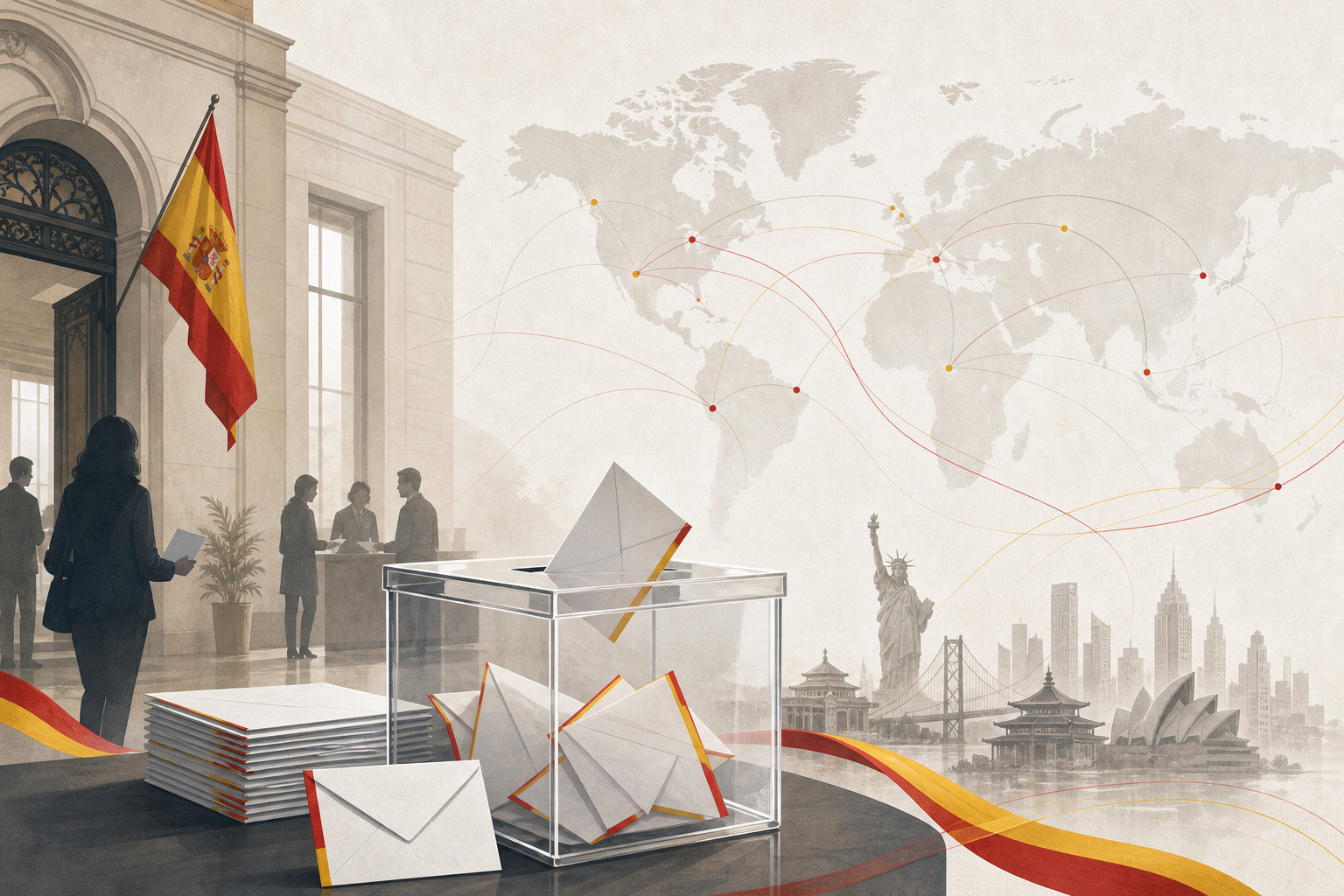 Sospechosos por vivir fuera: PP y Vox ponen en la diana el voto de 3,5 millones de españoles